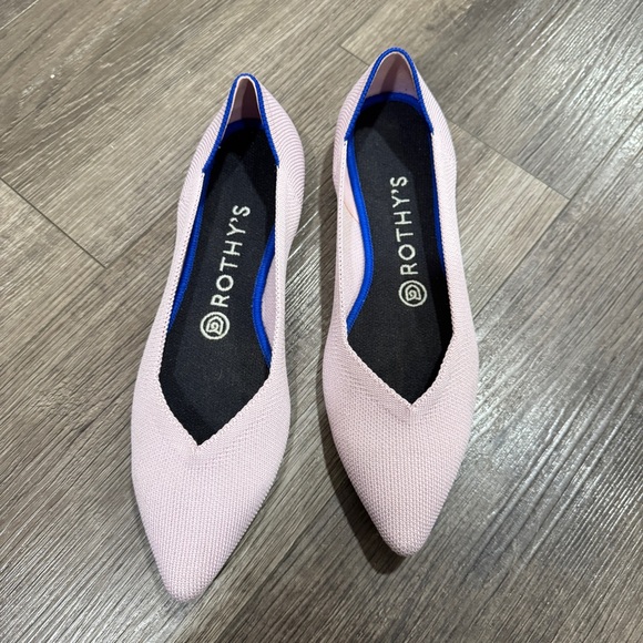 Rothy's The point flat retired petal pink size 8 - Picture 3 of 10